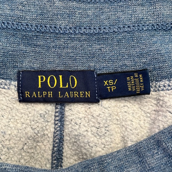 Men’s POLO by Ralph Lauren blue drawstring sweatpants Size XS - Picture 5 of 6